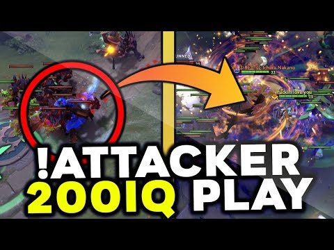 Reason Why !Attacker is BEST Kunkka in Dota 2 - EPIC 200 IQ Illusion Bait Play - Next Level Dota