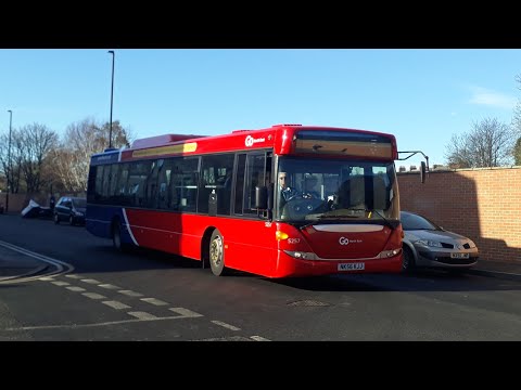 NK56 KJJ/5257-Go north east scania CN230UB Omnicity