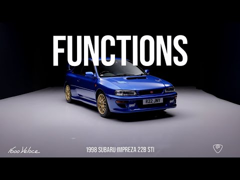 1998 Subaru Impreza 22B STi | Functions