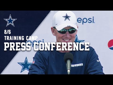 8/6 LIVE Jason Garrett Press Conference | Dallas Cowboys Video