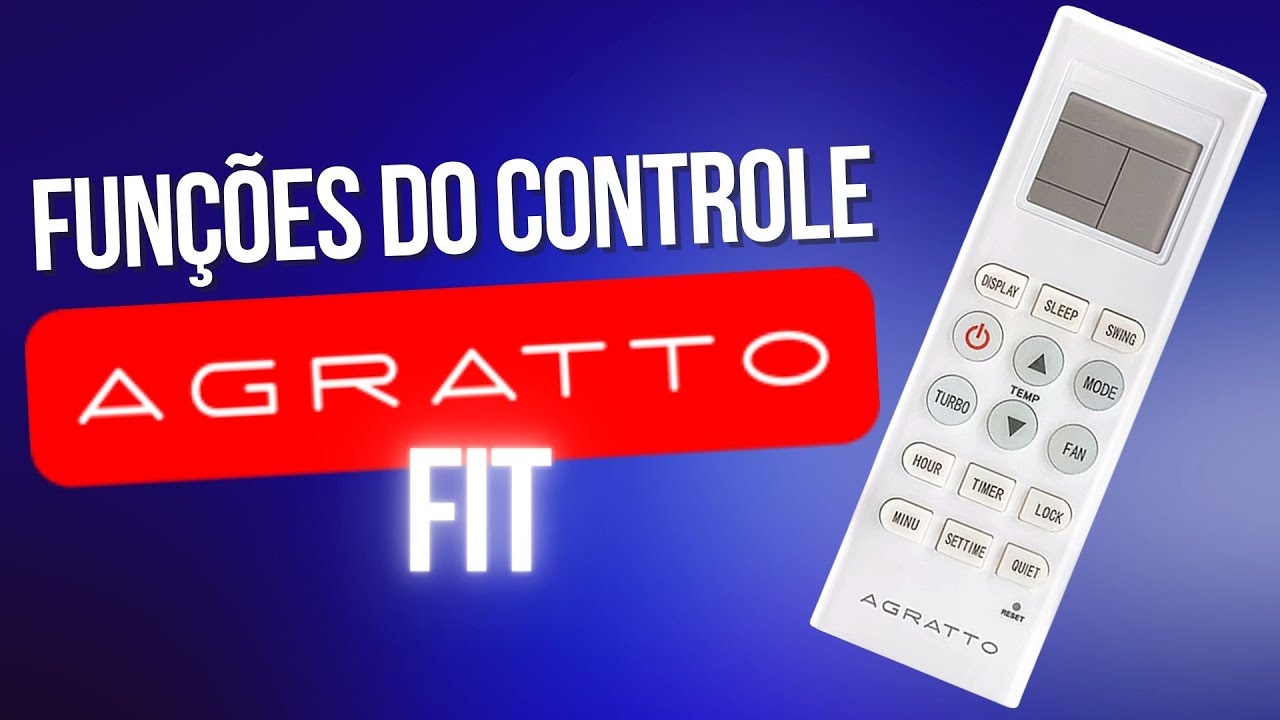 Watch Now Controle REMOTO Ar condicionado Agratto Fit COMO USAR 🤔 Controle REMOTO Ar condicionado Agratto Fit COMO USAR 🤔