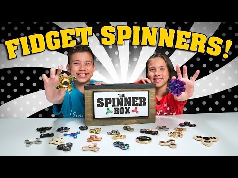 FIDGET SPINNER SURPRISE CHALLENGE!!! 25 Rare Spinners Showdown! Video