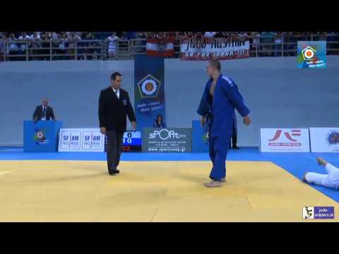 Judo 2014 European Championships Cadets: Puumalainen (FIN) - Fara (AUT) [-90kg] bronze