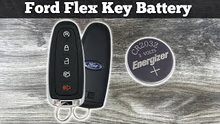 2013 - 2019 Ford Flex Key Fob Battery Replacement - How To Change or Replace Flex Remote Batteries