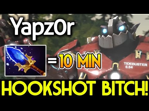 YapzOr DOTA 2 [Clockwerk] 10min Scepter Hookshot, Bitch!