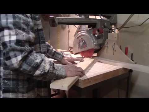 How to joint lumber on a Radial Arm Saw