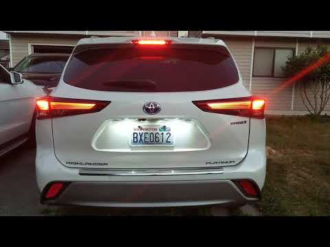 LasFit 194/T10 LED License Plate & Auxito T15/921 Reverse Light Review: 2020-2024 Toyota Highlander