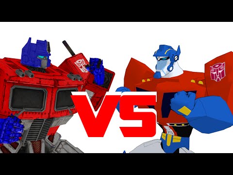 G1 Optimus VS Animated Optimus (Ft. David Kaye)