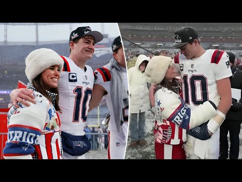 Drake Maye and Wife Ann Michael Celebrate Patriots’ AFC Championship Win