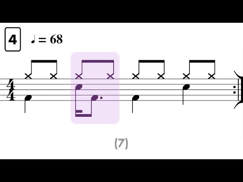 Syncopated Kick Drum GROOVES - Practice Along!