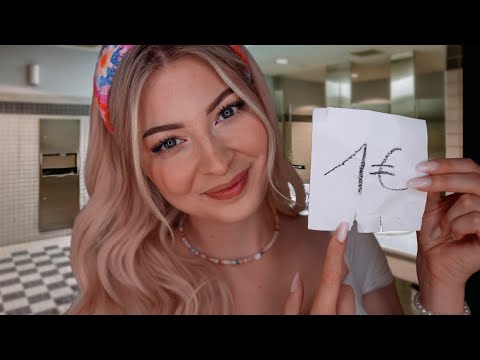 ASMR ✨ 1€ Make-Up auf dem Schulklo ✨ (fast & aggressive) • Roleplay