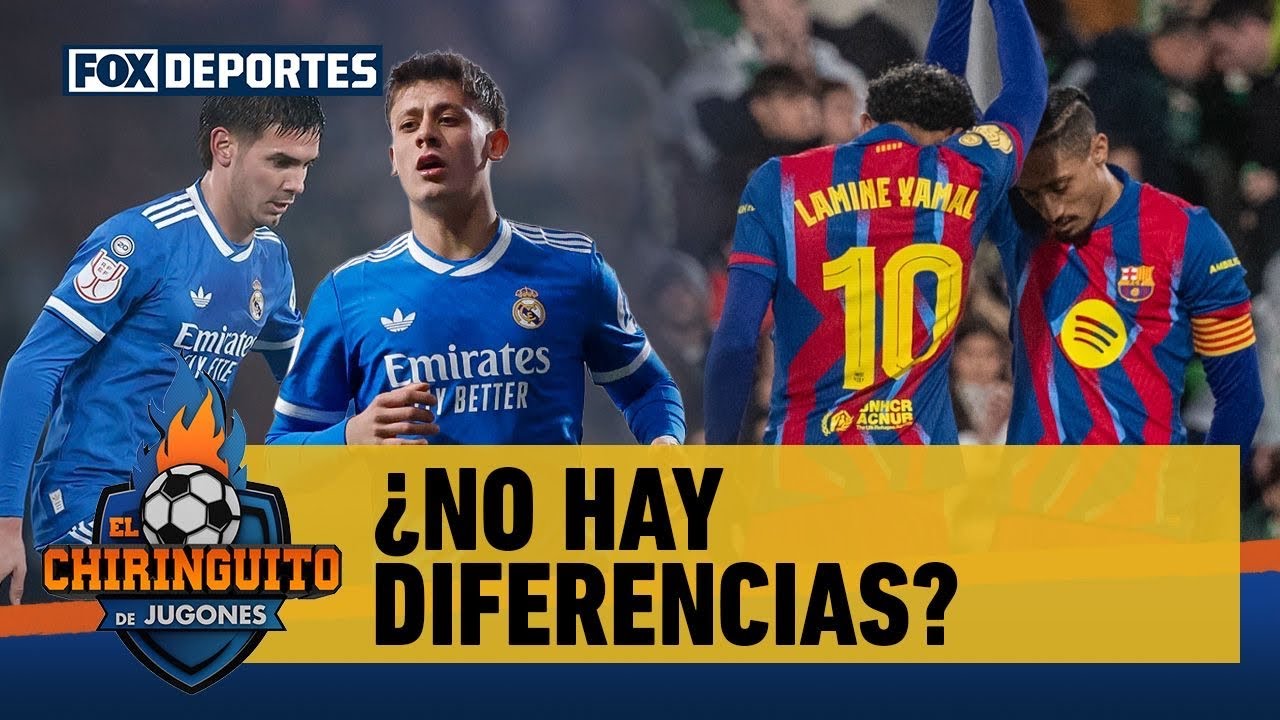 🤨😲 Entre FC Barcelona y Real Madrid, ¿NO HAY DIFERENCIAS? | El Chiringuito