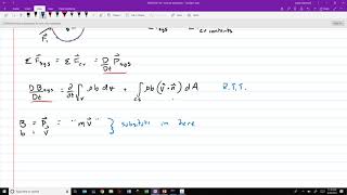 L16  Linear Momentum Equation