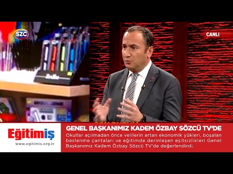 Gülinay Selçuk’un sunduğu Haber Saati programına konuk olan Genel Başkanımız Kadem Özbay okullar açılmadan önce velilerin yaşadığı kayıt, alışveriş yükü ve eğitimdeki güncel sorunlar hakkında değerlendirmelerde bulundu. | EĞİTİM İŞ