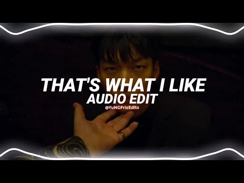 that's what i like - bruno mars [edit audio]