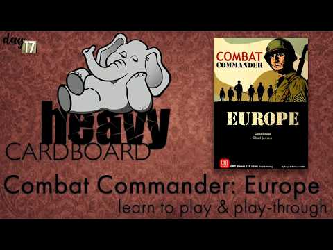 Combat Commander: Europe 2p Play-through, Teaching, & Roundtable discussion by Heavy Cardboard