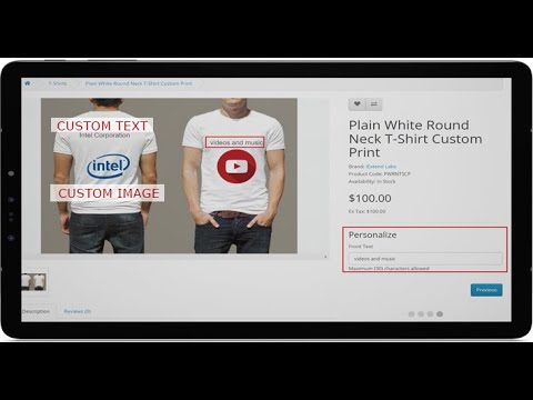 OpenCart Custom Product Design