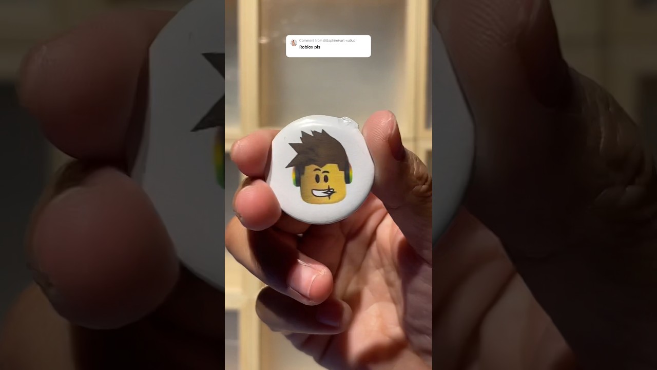 Roblox Button Pin #roblox #robloxindonesia #robloxshorts #button #diy #badge