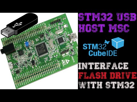 How to use Flash Drive with STM32 || USB HOST MSC || CubeIDE