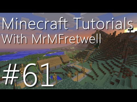 Minecraft Tutorials: E61 - Tree Farm & Apple Orchard (Tutorials Season II) (M386)