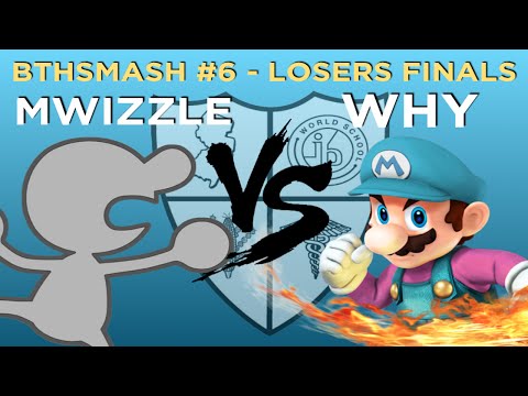 BTHSmash #6 - MWizzle (G&W) vs Why (Pac-Man, Mario) - Losers Finals - Smash 4
