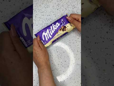 Milka chocolate | chocolates | Milka Bubbly white chocolate #chocolate #asmr