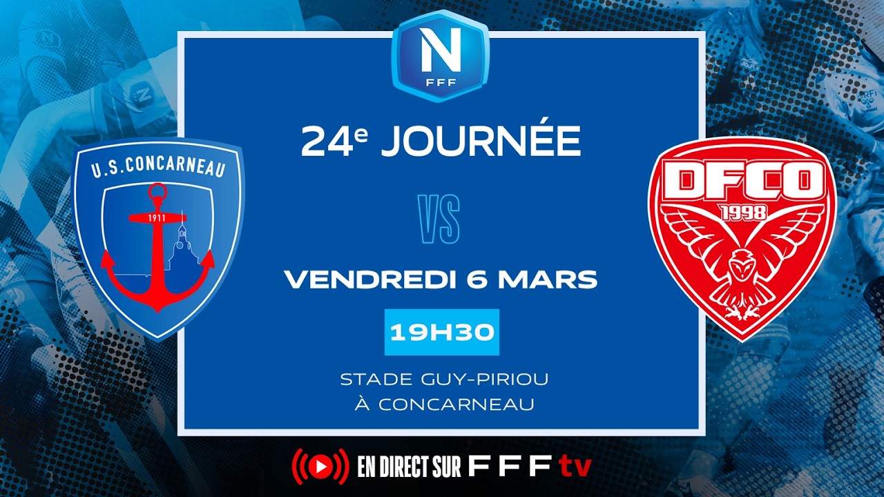 US Concarneau vs Dijon Highlights