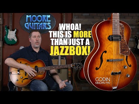 Godin 5th Avenue Kingpin 2010s - Cognac Burst image 7