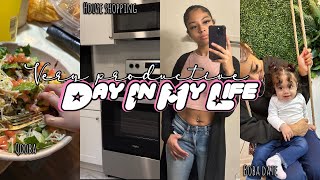 PRODUCTIVE DAY IN THE LIFE| SAH TEEN MOM, HOUSE SHOPPING, HALARA TRY ON HAUL, PR PACKAGES & MORE