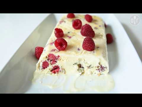 Semifredo pistaches et framboises