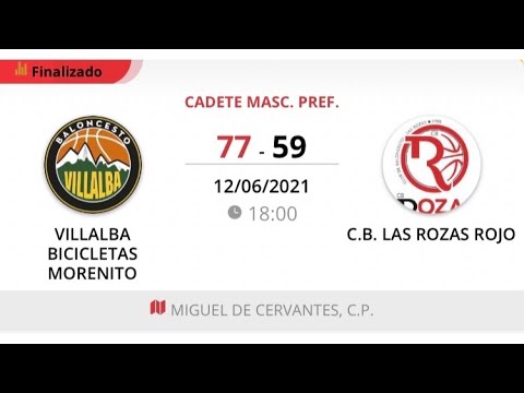 Cadete masc B VILLALBA BICICLETAS MORENITO - LAS ROZAS