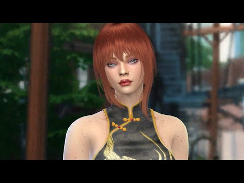 the sims 4 alpha cc style download girl Maeve Ryan by Bonita100 Cas Video Preview
