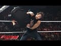 Dean Ambrose Vs J J Security 2 On 1 Handicap Match Raw May 11 2015
