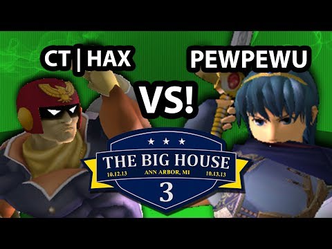 The Big House 3 - PewPewU (Marth) Vs. Hax (Captain Falcon) - Winners Quarters - SSBM