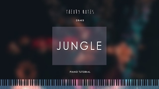 How to Play Drake - Jungle | Theory Notes Piano Tutorial