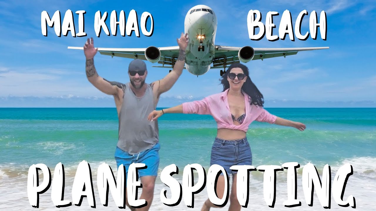 Experience the stunning Mai Khao Beach with tourists in this captivating video.