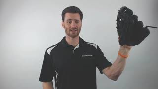 Video thumbnail: SSK Red Line 11.5" Dimple Baseball Glove: S19R115
