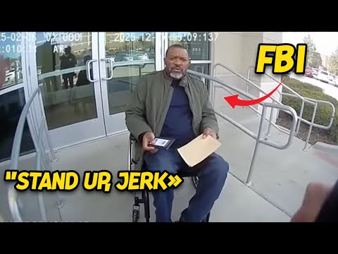 STUPID Cop Pulls Disabled FBI Agent From Wheelchair, Got FIRED and SUED