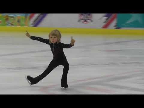 Alexander Plushenko, son of Evgeni Plushenko, 6 years, Tango Amore, Plushenko Cup. 27.10.2019