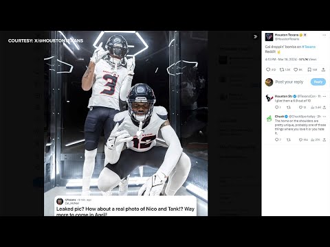 Houston Texans fans on new jersey: 'We look like Falcons'