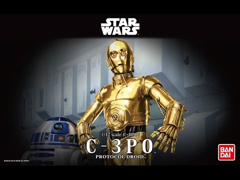 Bandai Star Wars C-3PO Unboxing & Review  1/12 Scale Model