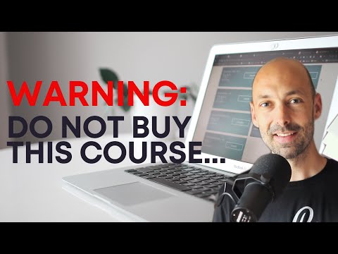 Definitely don't buy our course...