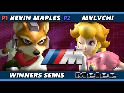 M Series 8 Top 8 - Kevin Maples (Fox) Vs. mvlvchi (Peach) Smash Melee - SSBM