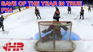 Save of the year with True Hzrdus PX4! Blades beer league goalie GoPro