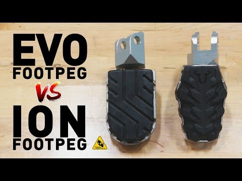 SW-MOTECH EVO vs. SW-MOTECH ION | Motorcycle Footpeg Comparison | TwistedThrottle.com