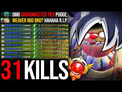 [OMG 31Kills] When Weaver Meets A Real Monster at Mid - Feel Bad For him | Pudge Official