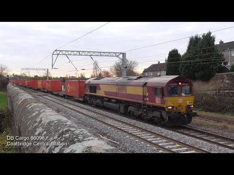 Hour of Class 66 Power | General Motors UK Diesel Locomotive