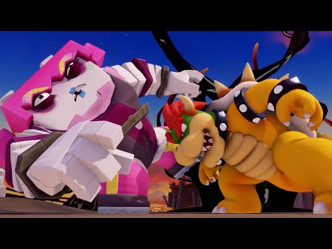 Mario + Rabbids: Sparks of Hope - Bowser vs Bedrock Scene