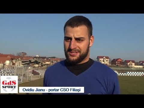 Ovidiu Jianu, încântat de ce a găsit la CSO Filiaşi