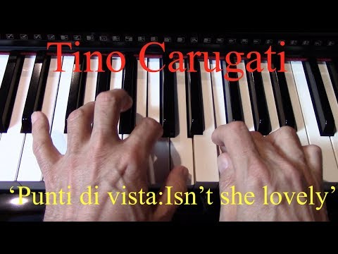 "Isn't she lovely" Stevie Wonder  jazz version, Tino Carugati - Punti di vista